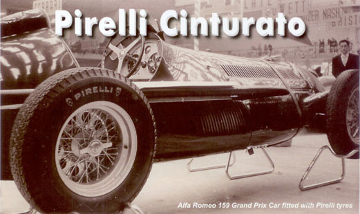 Alfa Romeo Grand Prix car fitted with PIRELLI tyres
