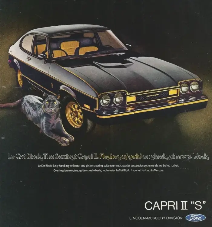 Ford Capri MK3 Advert