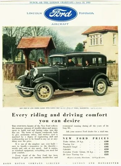 1931 Ford Model A Tyres