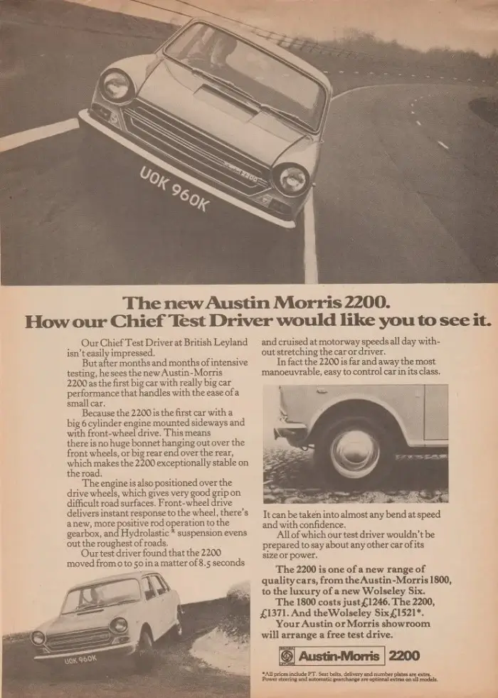 Morris 2200 Advert