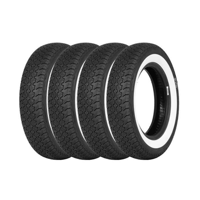 125 SR12 Whitewall Tyres - Classic PIRELLI CINTURATO CN54 Whitewall