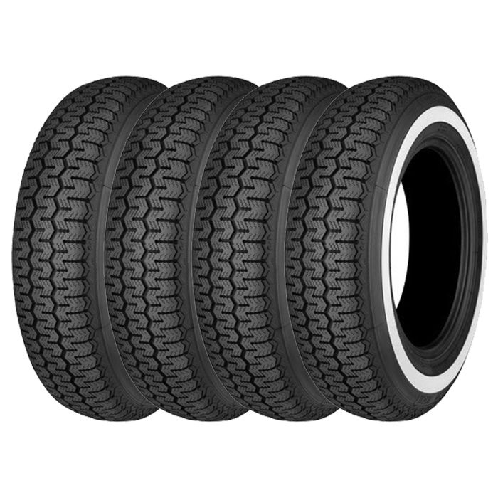 165 SR15 Michelin XZX Whitewall