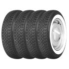 Fiat 500 wheel with white wall tyre