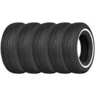 Set of 5 off 185R14 Michelin MXV Whitewall