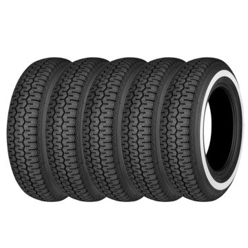 White Wall 165SR15 Michelin XZX