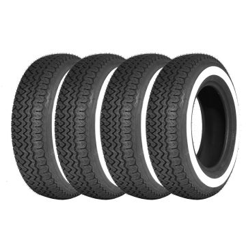 185 HR15 Michelin XVS Whitewall