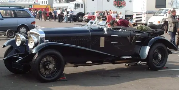 6 Litre Bentley with Michelin Double Rivet Tyres