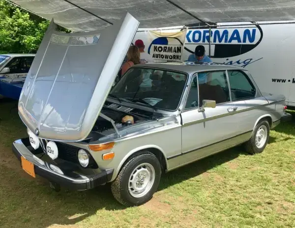 BMW 2002 on 165 HR 13 Michelin XAS FF Tyres