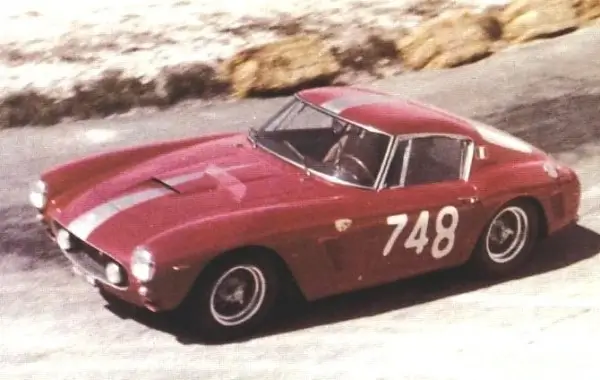 Click to enlarge 1962 - Ada Pace Racing a Ferrari 250GT SWB