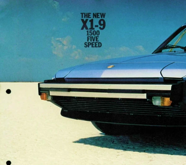 1979 Fiat X1/9 1500 on factory tyres