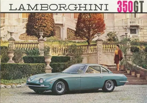 Click to enlarge Lamborghini 350 GT Poster