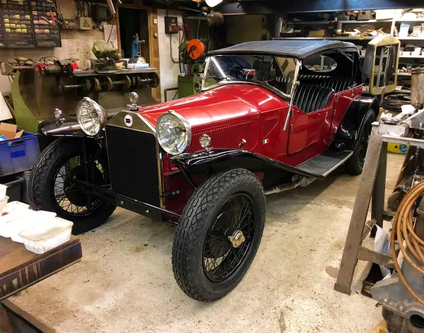 A Customer's Lancia Lambda on 6.00 x 20 Lucas Tyres