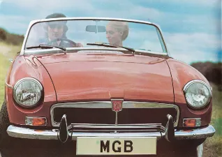 Click to enlarge MGB on 165 HR 14 PIRELLI CINTURATO CA67 Tyres