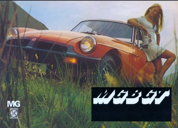 Click to enlarge 1975 MGB GT V8 on 175 HR14 PIRELLI CINTURATO CA67 Tyres