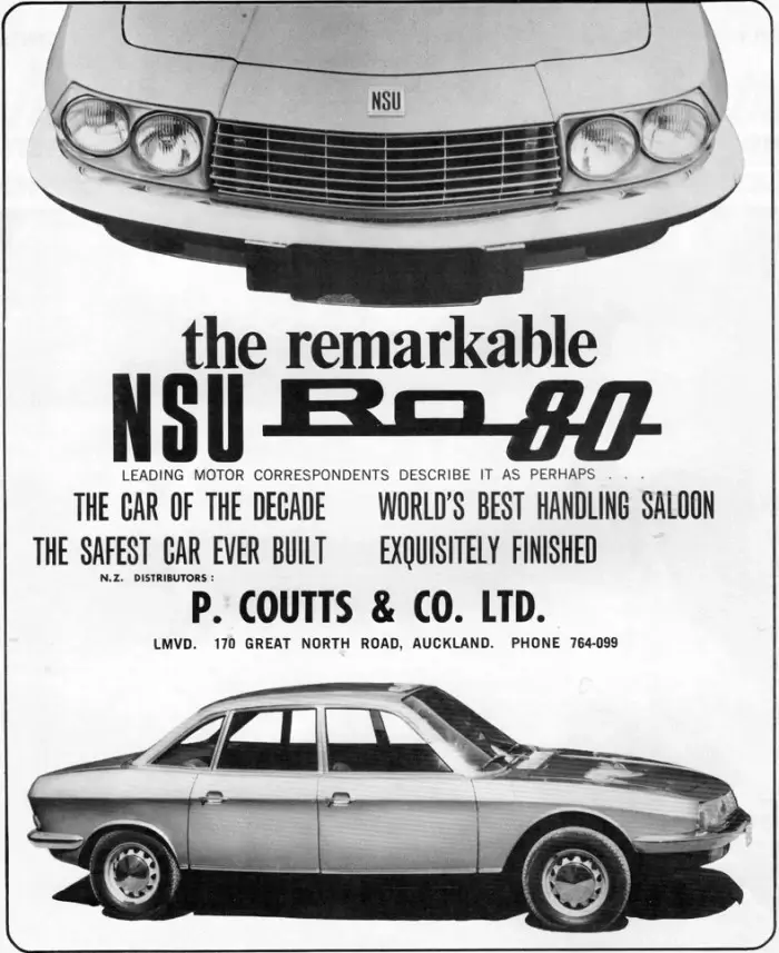 NSU RO 80 Advert