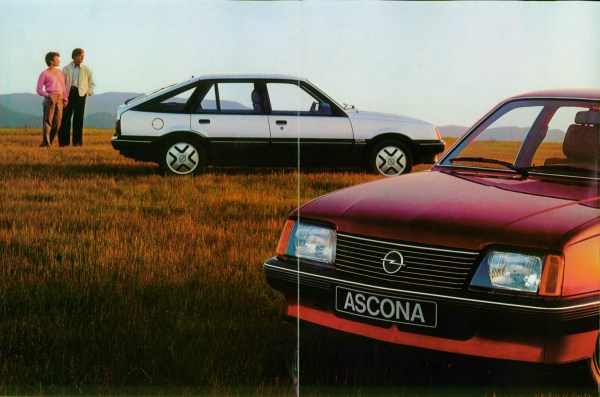 1981 Opel Ascona B De Luxe 4-door and Ascona SR 5-door tyres