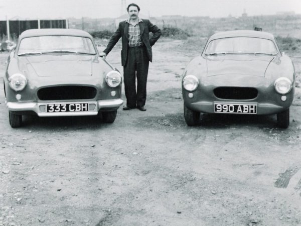 Peerless GT prototypes with designer Bernie Rodger