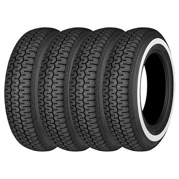 165SR15 Michelin XZX Set of 4