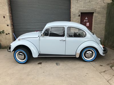 White Wall Beetle Tyres