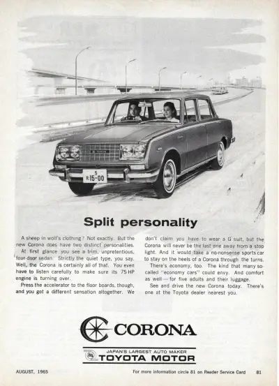 1966 Toyota Corona Tyres