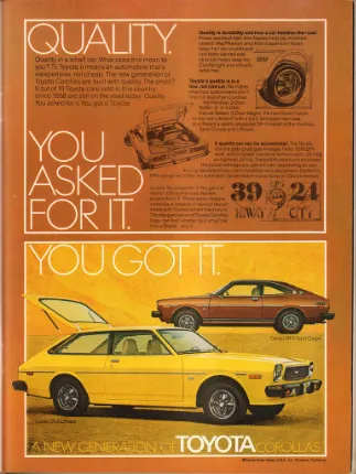 Classic Corolla poster