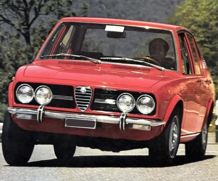 1972 Alfa Romeo Alfetta Quattroruote Test Drive