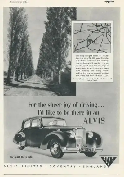Alvis TA 21 Historical Advert