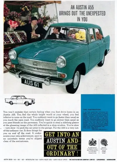 1961 Austin A55 Cambridge Magazine Advert