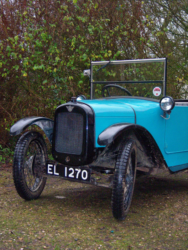 Austin Seven with Longstone tyres