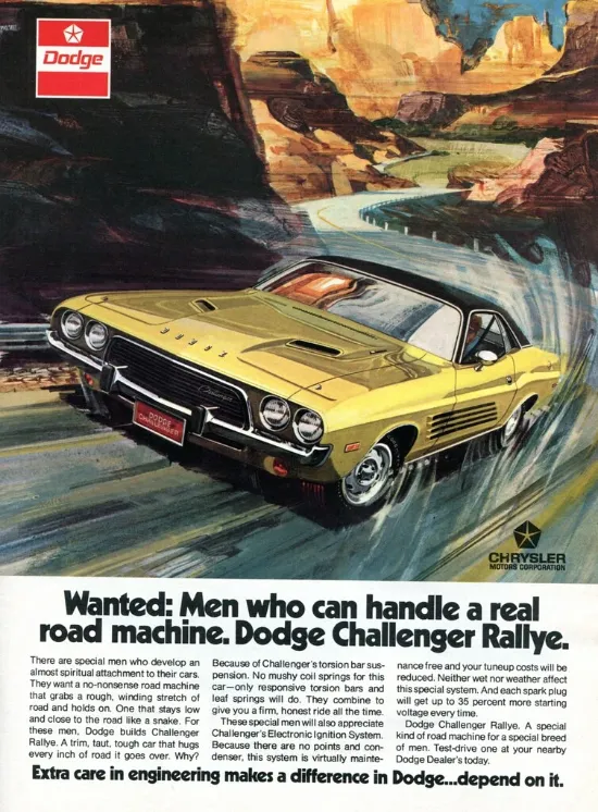 Dodge Challenger Rallye Classic Tyres