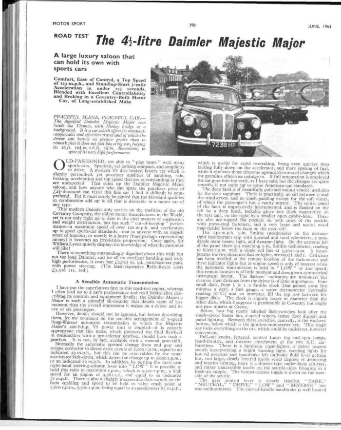 Click to enlarge Daimler Majestic Major Tyres