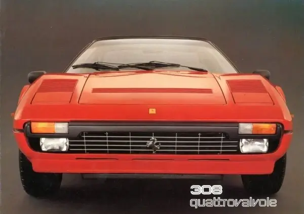 1982 Ferrari 308 Quattrovalvole Brochure