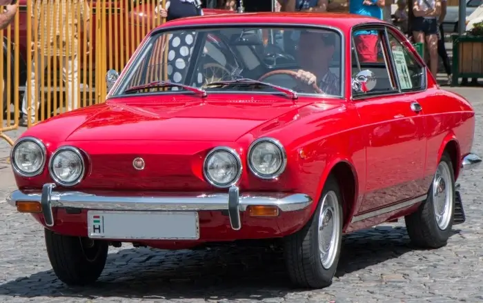 Fiat 850 Coupe Red