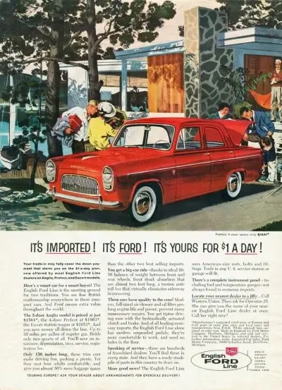 Click to enlarge 1959 Ford Prefect 4 Door Sedan Tyres