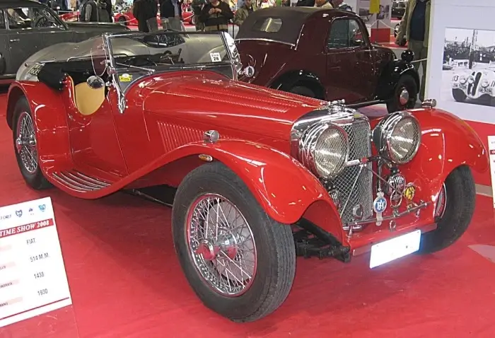 Click to enlarge Jaguar SS100 Roadster