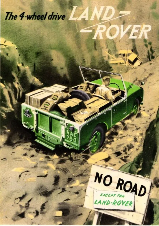 Land Rover Promotional Poster