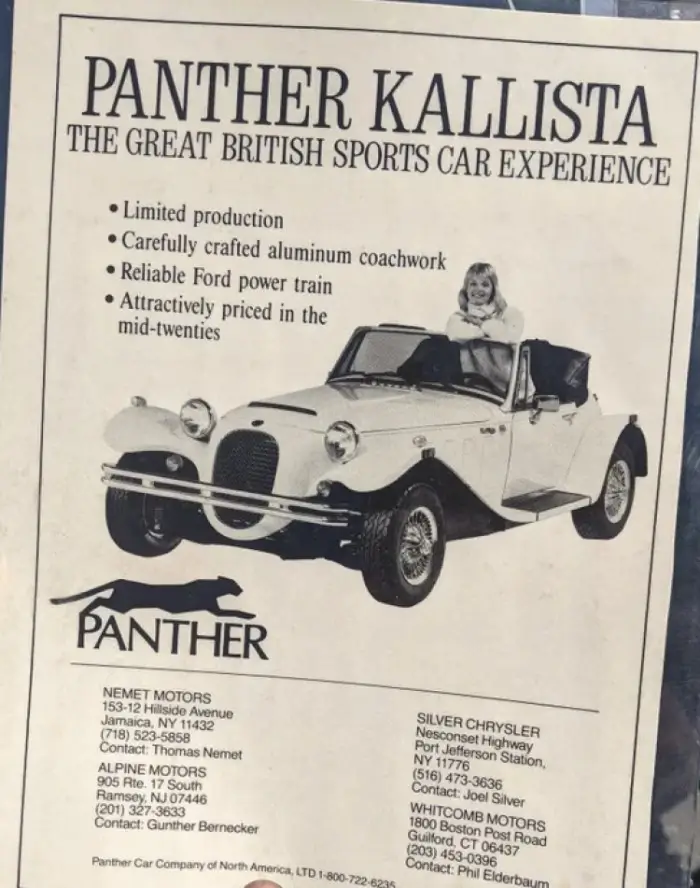 Click to enlarge Panther Kallista Advert
