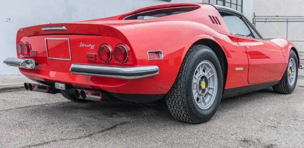 1974 Ferrari 246 GTS Dino on 205/70VR14 Michelin XWX Tyres